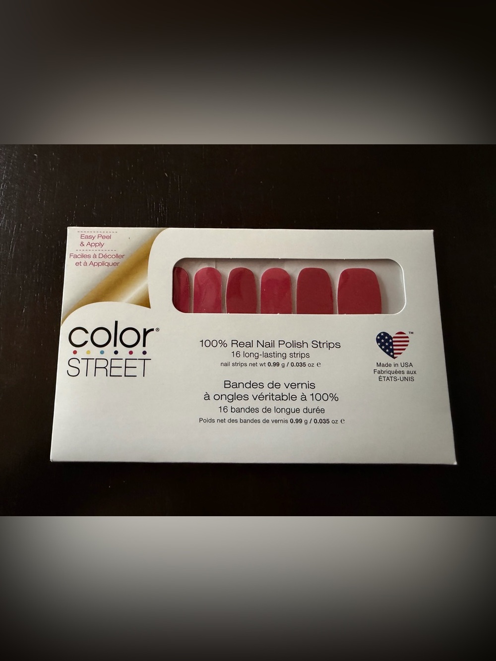 Color Street Raspberry Remix Nail Polish Strips
